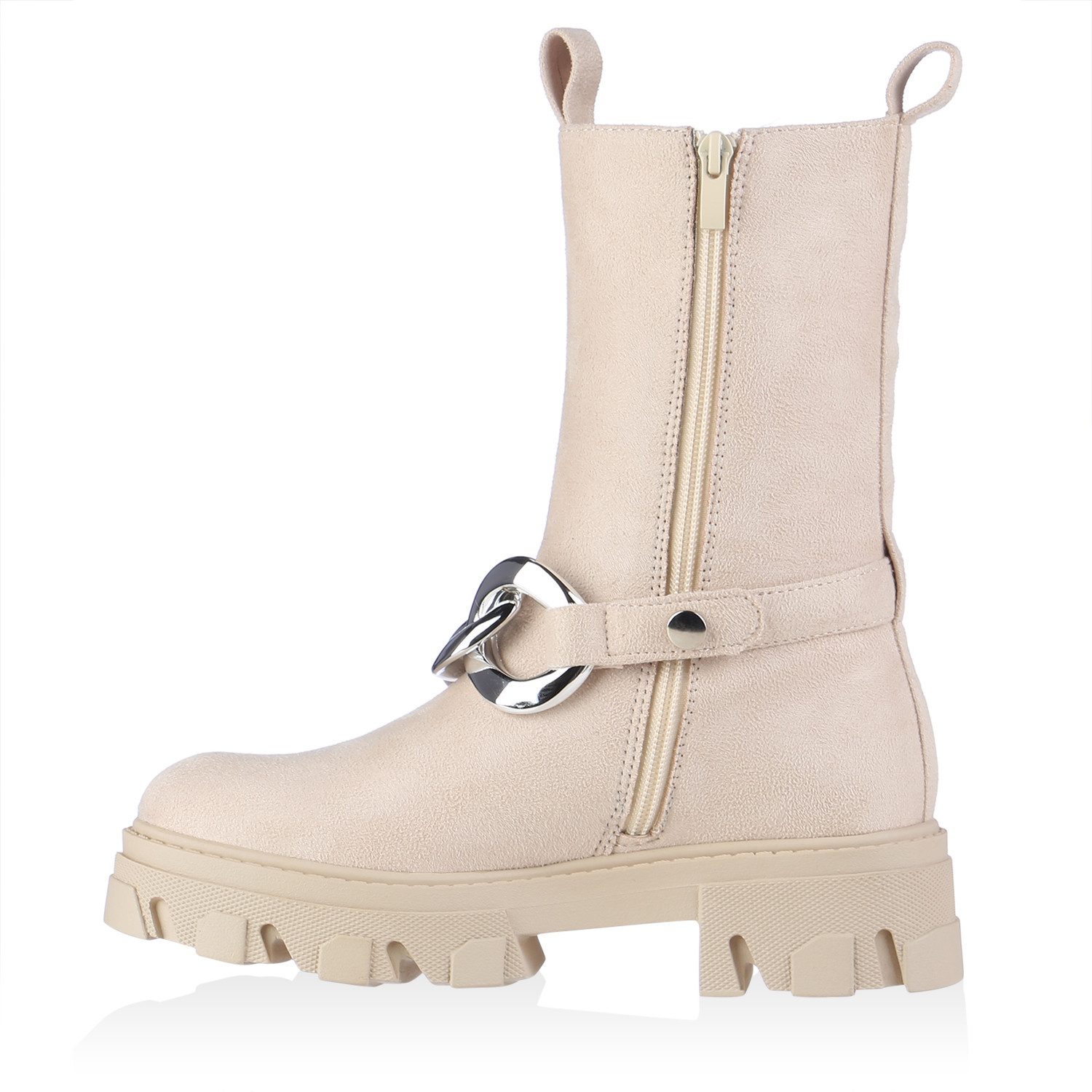 VAN HILL 837801 Plateaustiefel Damen Leicht Gefütterte Plateaustiefel Stief günstig online kaufen