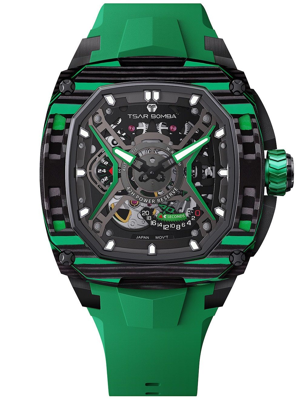 Tsar Bomba Automatikuhr Tsar Bomba TB8605A-05 Herrenuhr Dark Matter Automatik 46mm 5ATM Tsar Bomba TB8605A-05 Herrenuhr Dark Matter Automatik 46mm 5ATM