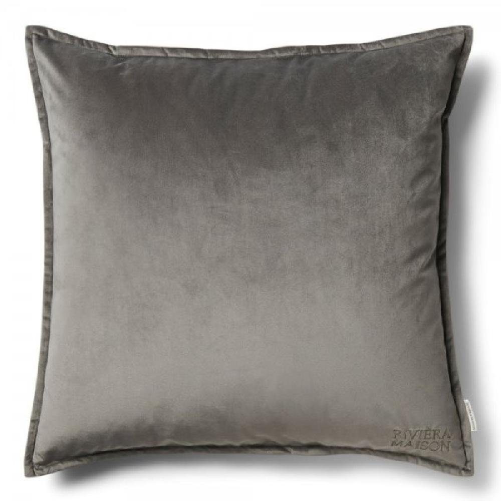 Kissenhülle Kissenbezug RM Velvet Grau (60x60cm), Rivièra Maison