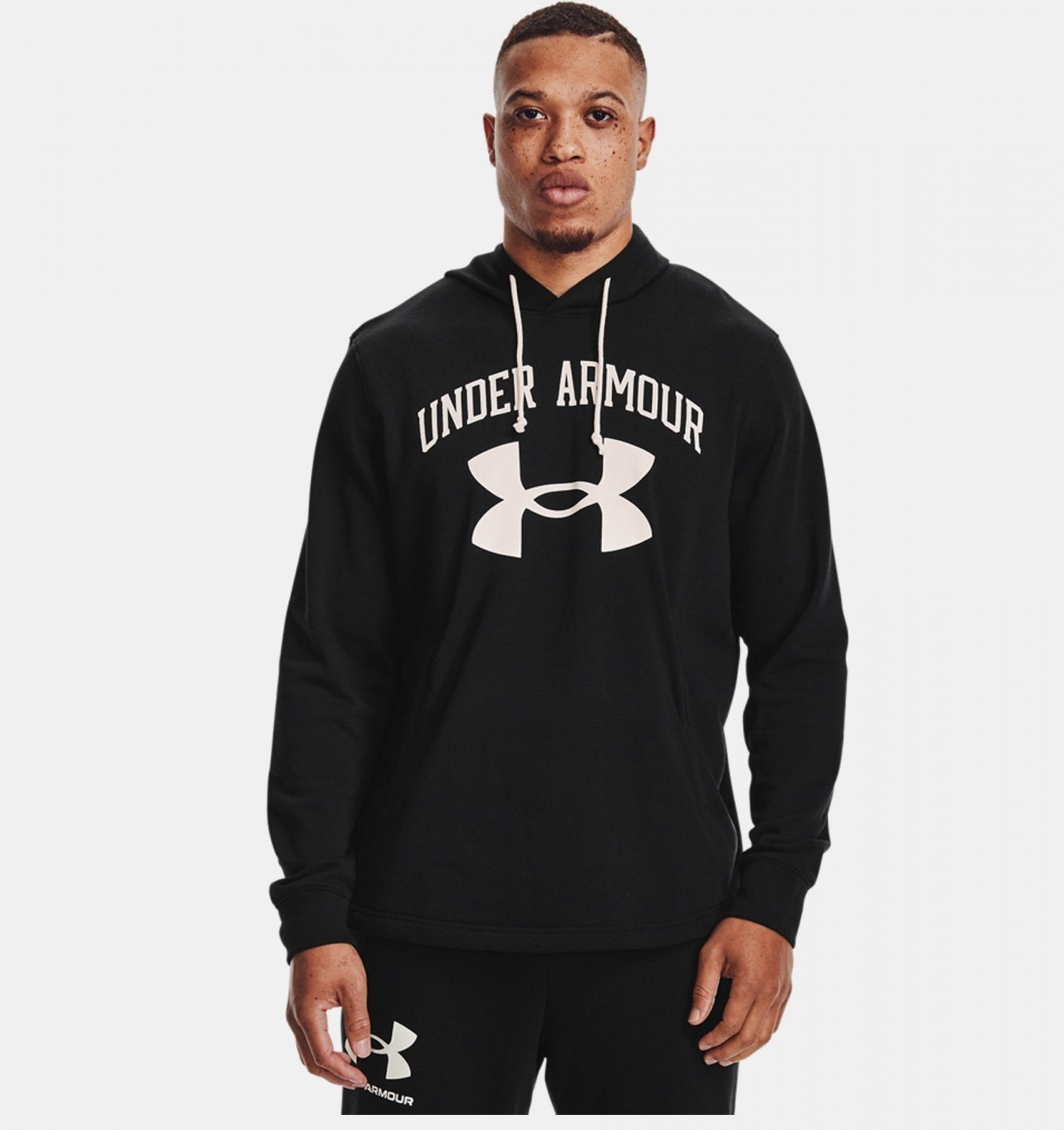 Under Armour® Kapuzensweatshirt UA RIVAL TERRY BIG LOGO HD