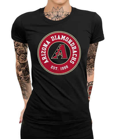 Quattro Formatee Kurzarmshirt Arizona Diamondbacks Damen T-Shirt (1-tlg)
