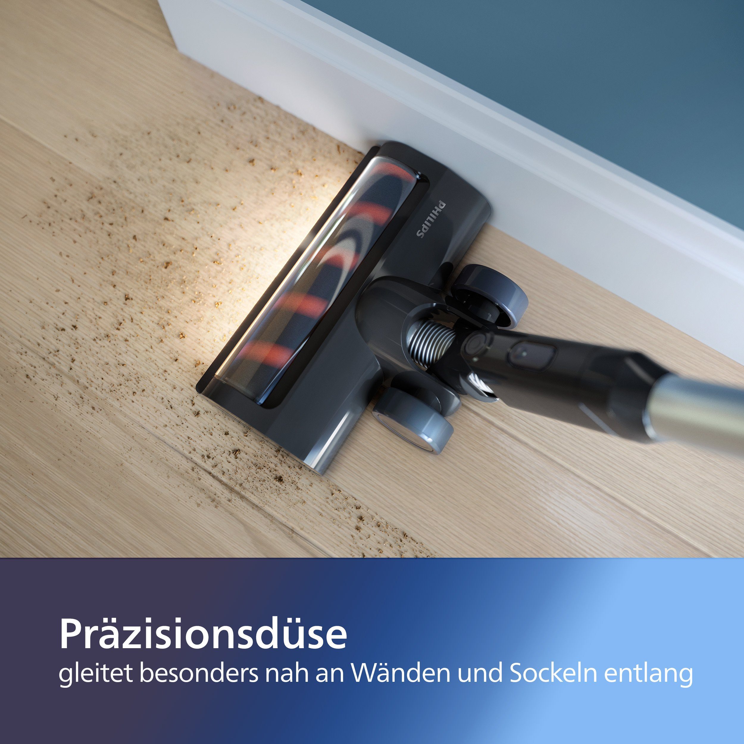 Philips Nass-Trocken-Sauger XC3133/01 Aqua 3000 Series “Tierexperte”, 50,4 W, beutellos, mit bis zu 60 Minuten Laufzeit und aufsteckbarem Aqua-Modul