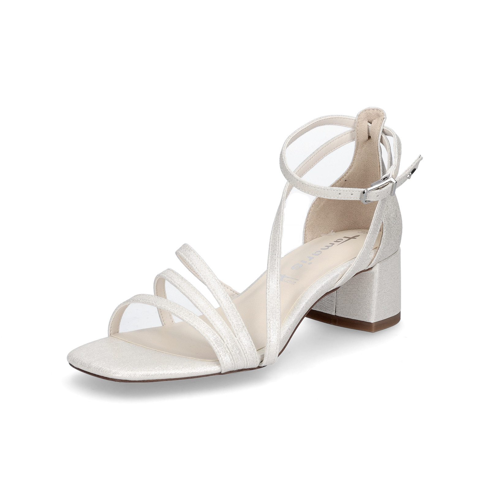 Tamaris Damen Sandalette champagner Sandale