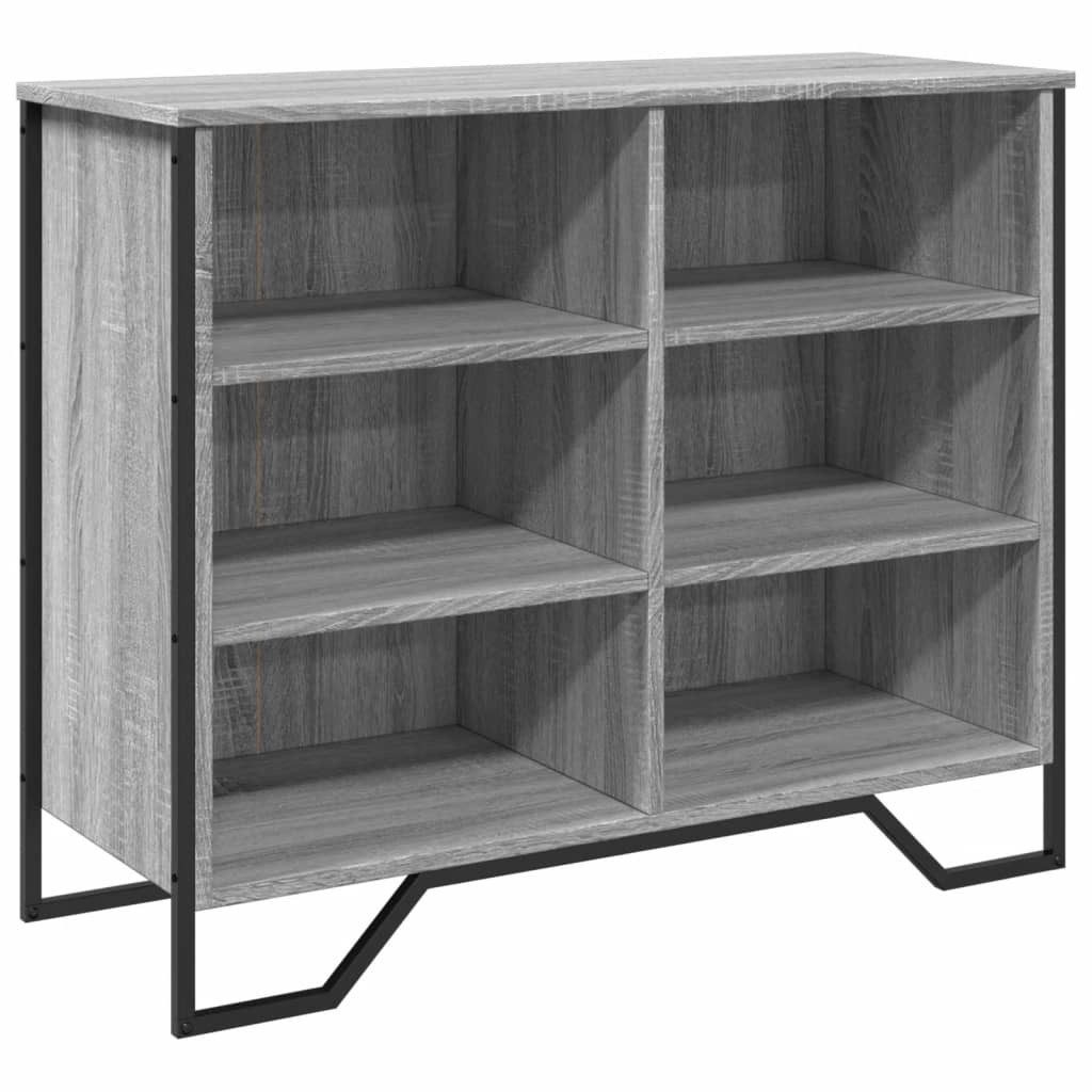 vidaXL Sideboard Sideboard Grau Sonoma 91x35,5x74,5 günstig online kaufen