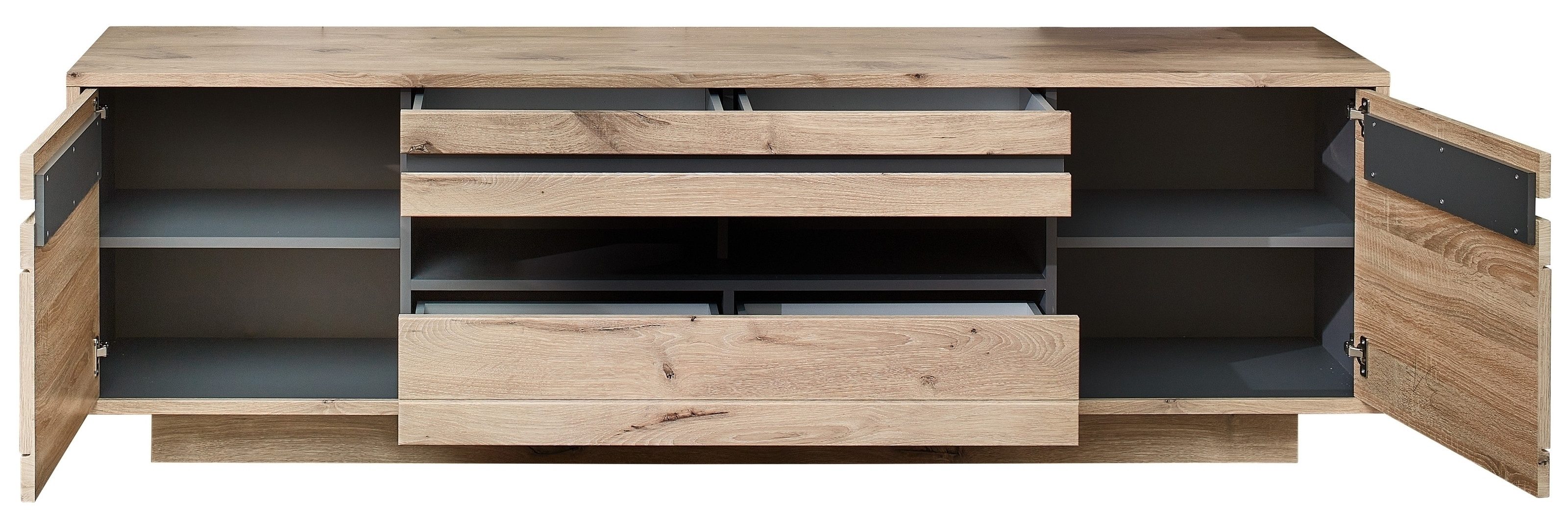 Innostyle TV-Board in Viking Oak Dekor, MDF, Spannplatte - 205x63x44cm (BxHxT)