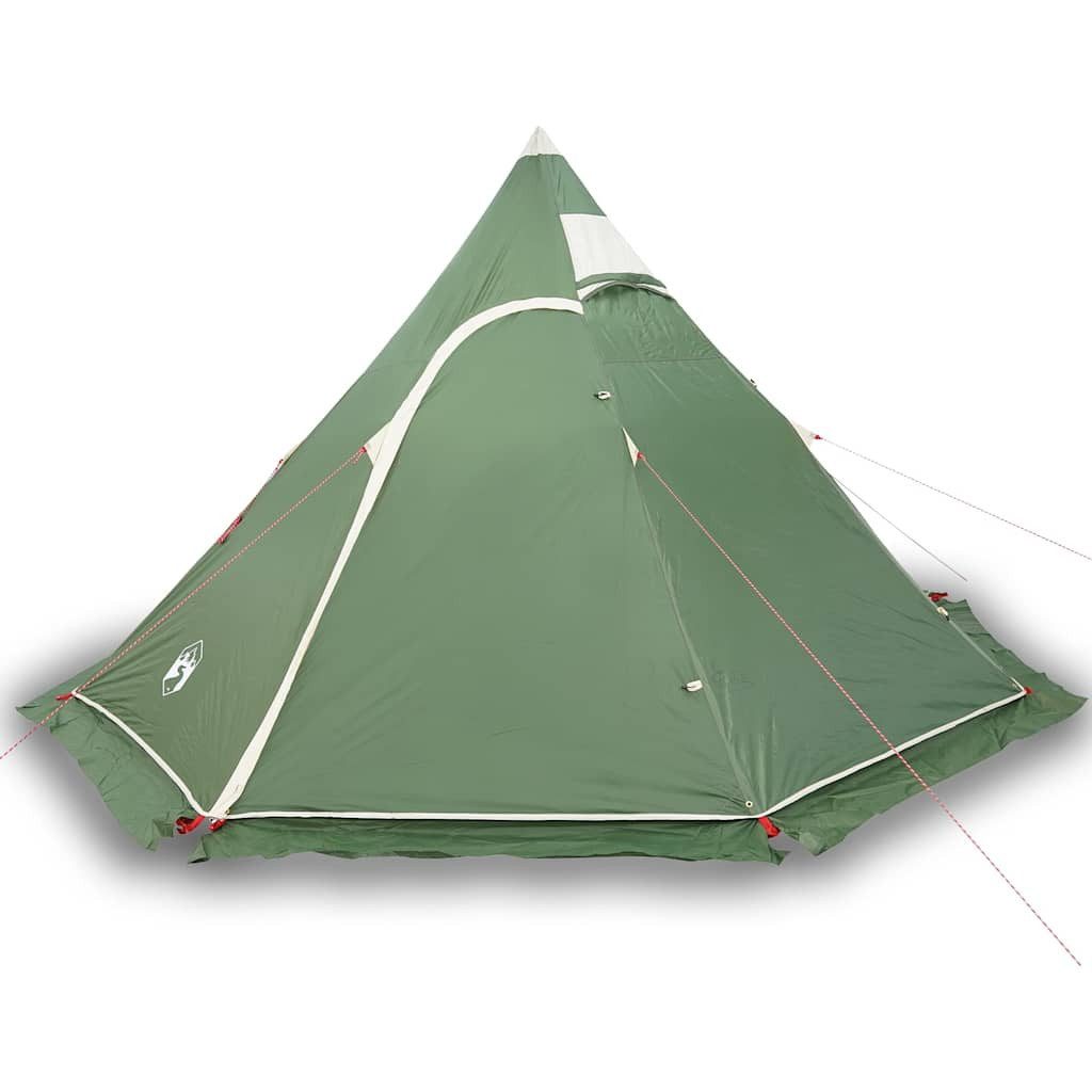 vidaXL Tipi-Zelt Tipi-Campingzelt 5 Personen Grün günstig online kaufen
