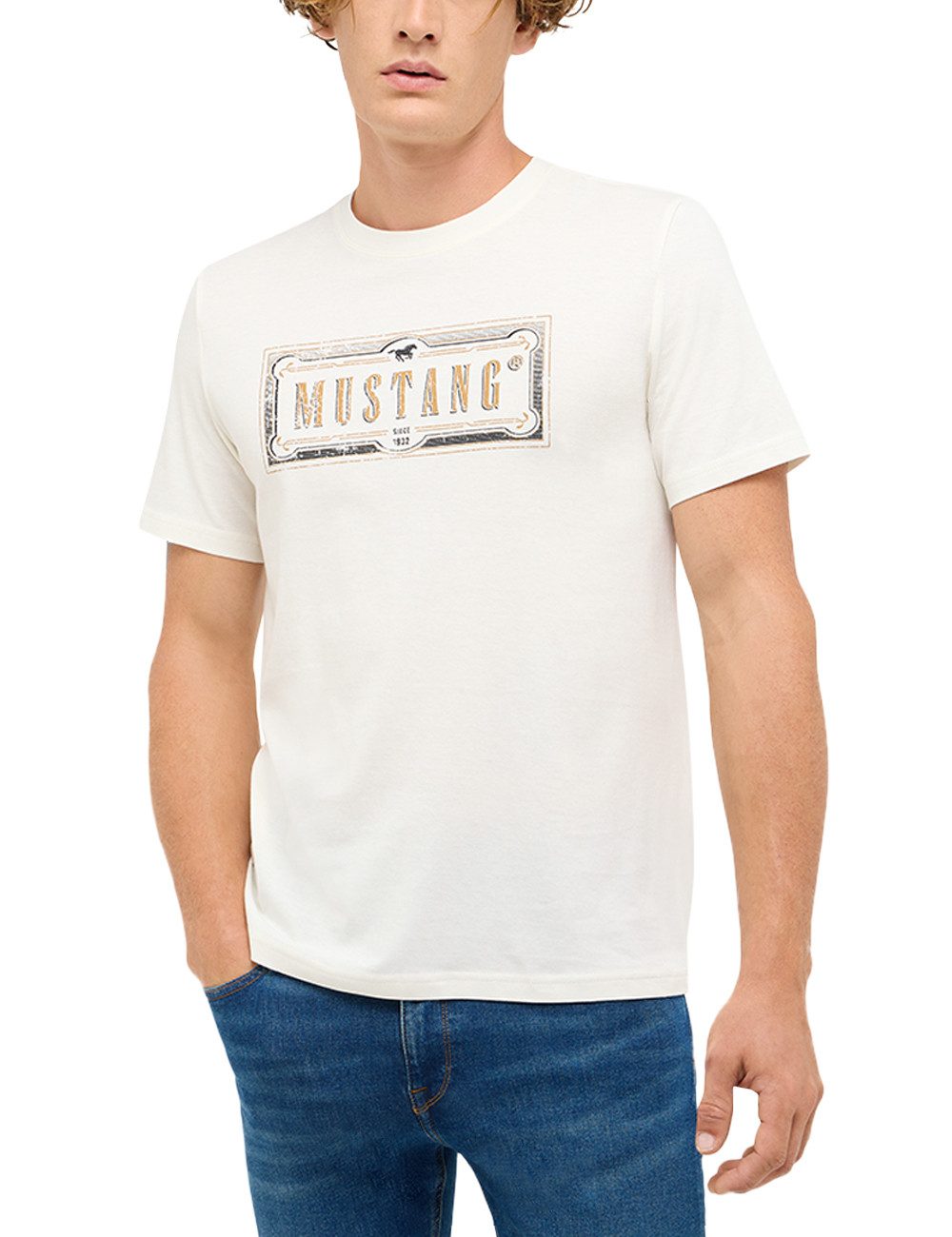 MUSTANG Kurzarmshirt Herren Style Austin günstig online kaufen