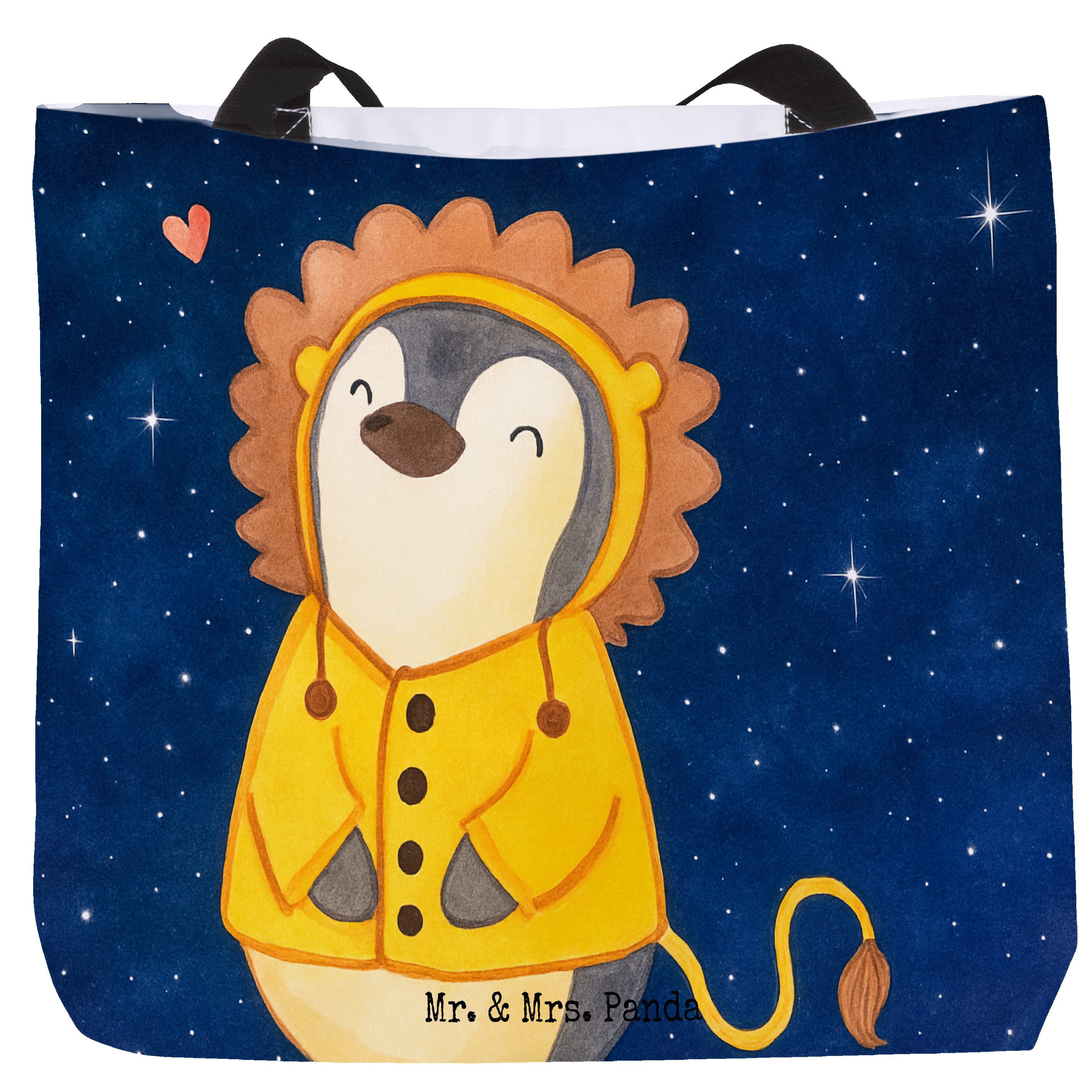 Shopper Löwe Astrologie Design, Einkaufstasche, Weiß, Laptoptasche, Sternzeic