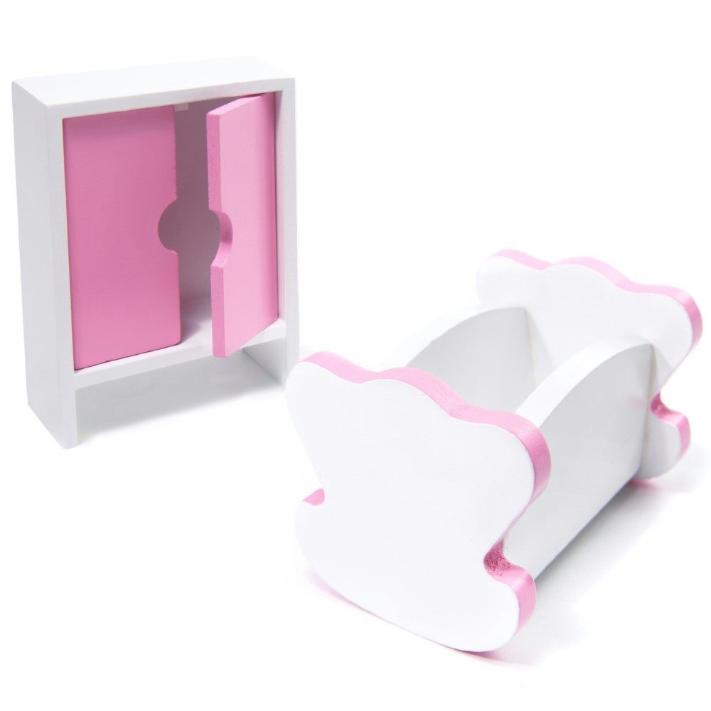 Ikonka Puppenhaus Großes Puppenhaus mit Beleuchtung LED Beleuchtung 3 Stockwerke, (LED Puppenhaus Set mit Möbel, Puppenhaus mit Beleuchtung und viel Zubehör), Realistische LED-Beleuchtung, detailreiche Möbel Villa Puppenhaus
