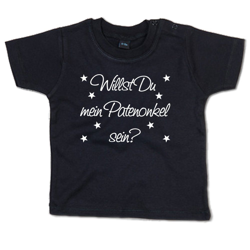 ᐅ Ggraphics TShirt Willst Du mein Patenonkel sein? Baby TShirt, mit