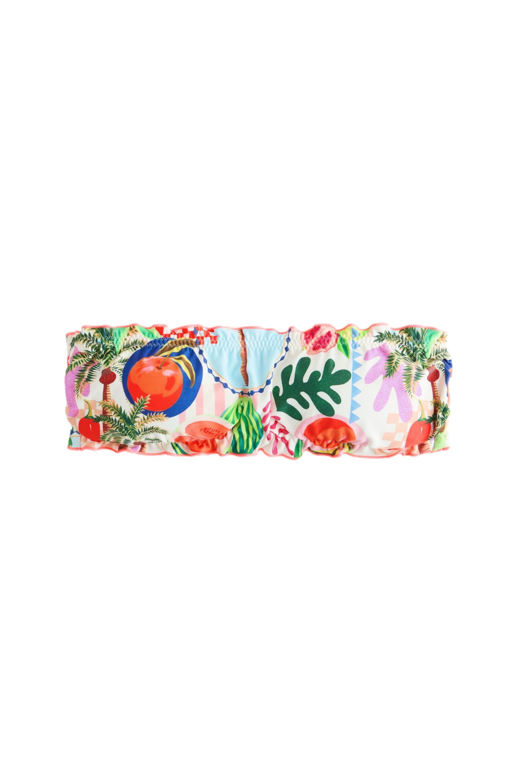 Next Bandeau-Bikini-Top Bandeau-Bikinioberteil mit Kontrastrüschen (1-St) günstig online kaufen