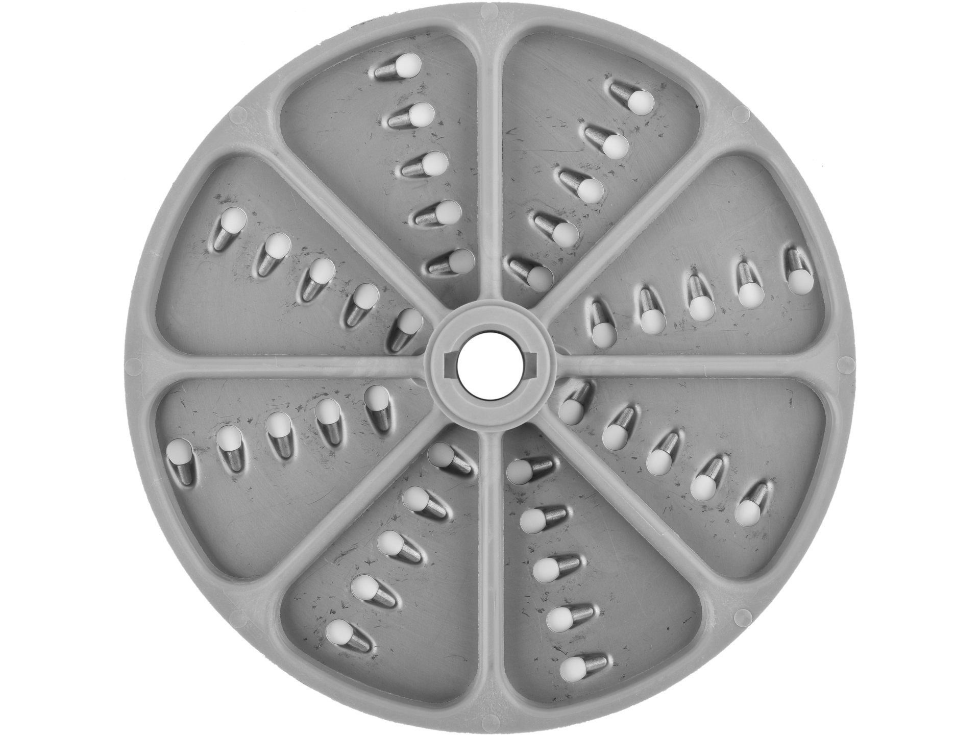 Yato Gemüseschneidaufsatz Gemüseschneiderscheibe 205x19mm, Raspel 7 mm, Zubehör für verschiedene mit 19mm Aufnahme, Profigerät