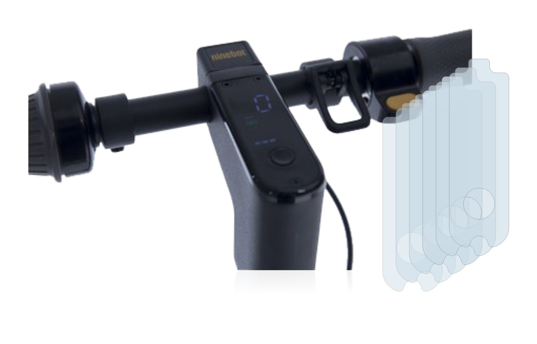 Savvies 6X Schutzfolie kompatibel mit Segway Ninebot KickScooter MAX G30D II Displayschutz-Folie Ultra-transparent 