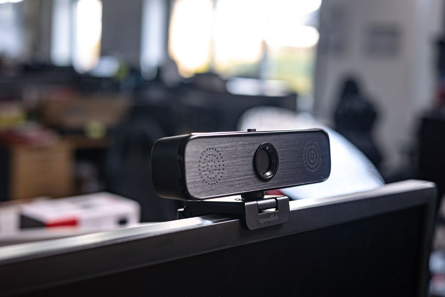 Speedlink AUDIVIS Videokonferenz Webcam Konferenz 100° Webcam (Für Video-Konferenz mit Mikrofon + Lautsprecher 1080p)