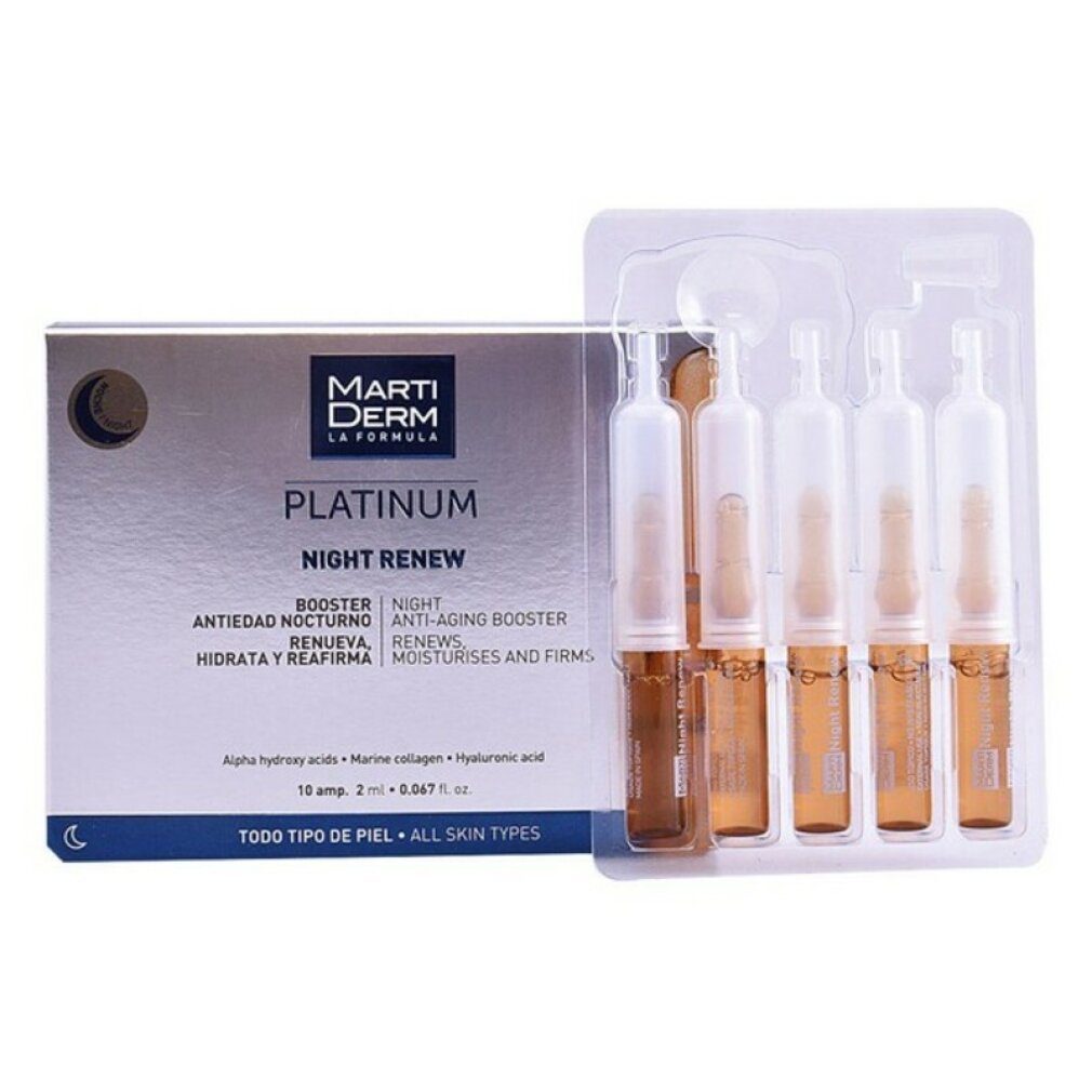 Martiderm Gesichtsmaske Martiderm Platinum Night Renew Ampullen 30 x