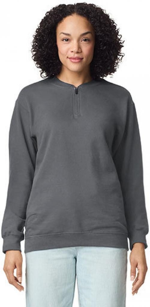 Gildan Sweatshirt Softstyle® Midweight Adult Fleece 1/4 Zip Sweatshirt Damen