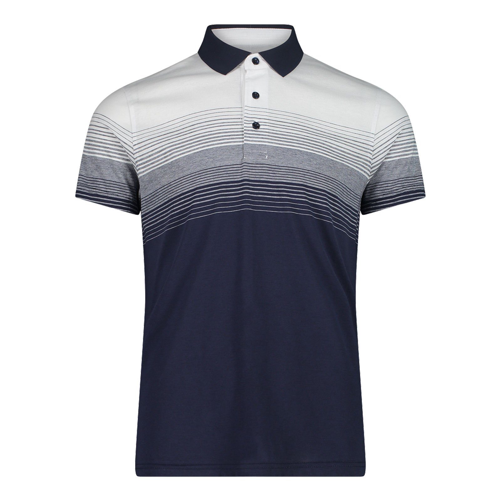 CMP Poloshirt Man Polo mit horizontalem Streifenmuster