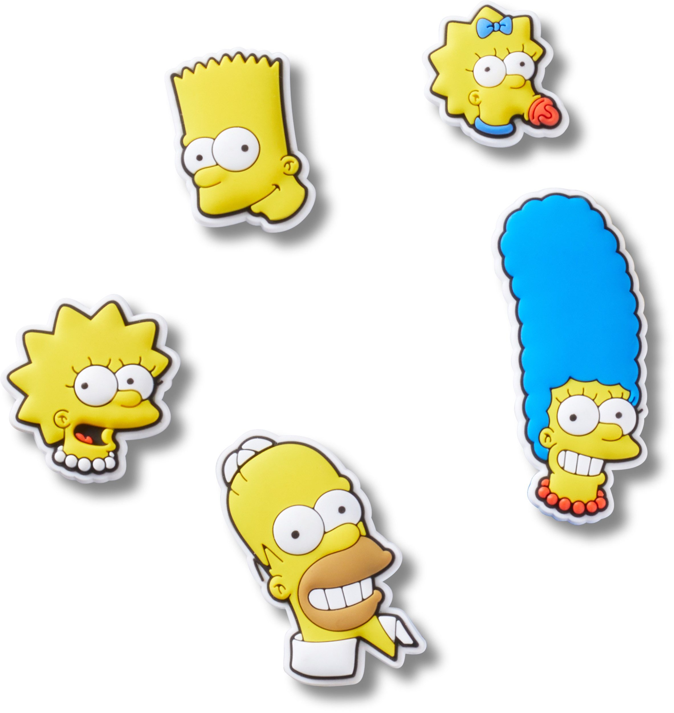 Crocs Schuhanstecker Jibbitz™ The Simpsons (Set, 5-tlg., Kein Spielzeug. Nicht für Kinder unter 3 Jahren geeignet), Charm, Anstecker für Crocs Schuhe
