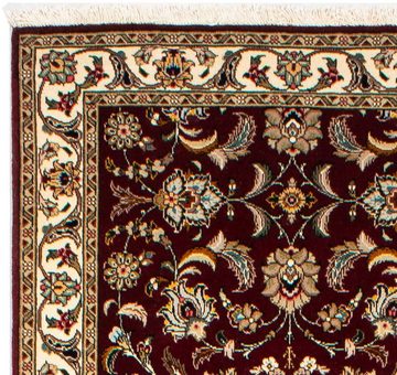 Orientteppich Perser - Täbriz - Royal - 315 x 88 cm - dunkelrot, morgenland, rechteckig, Höhe: 7 mm, Wohnzimmer, Handgeknüpft, Einzelstück mit Zertifikat