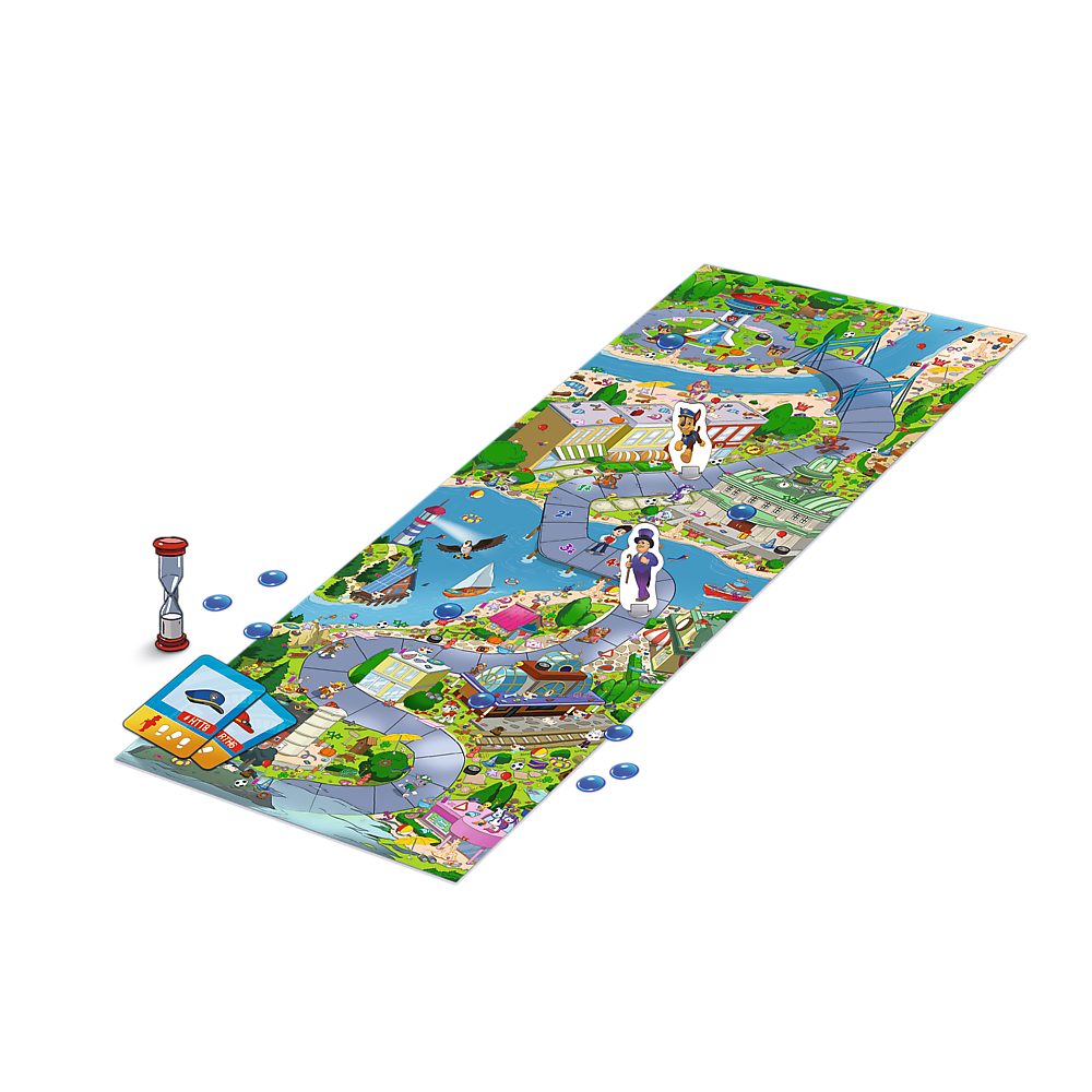 Trefl Spiel Suchspiel Familienspiel Kinderspiel, Spy Guy, Kooperatives Suchspiel, 56 Hinweiskarten, ab 3 Jahren