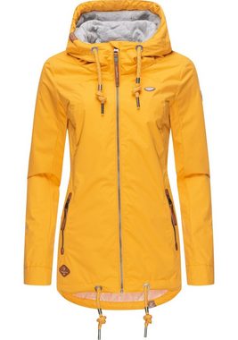 Ragwear Outdoorjacke Zuzka stylische Übergangsjacke mit großer Kapuze