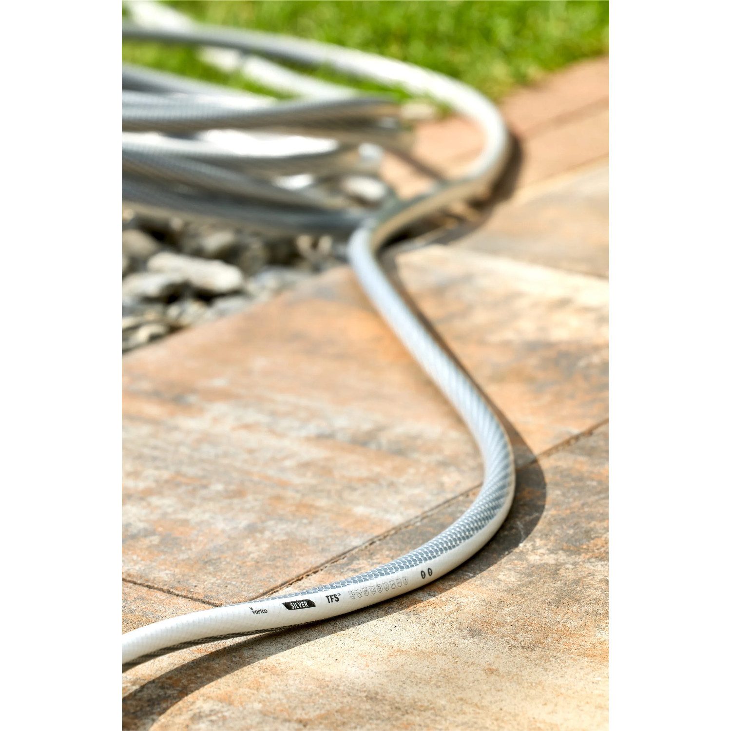 Vartco Schlauchwagen Silver Gartenschlauch-Set 1/2'' 20 m + Rollwagen
