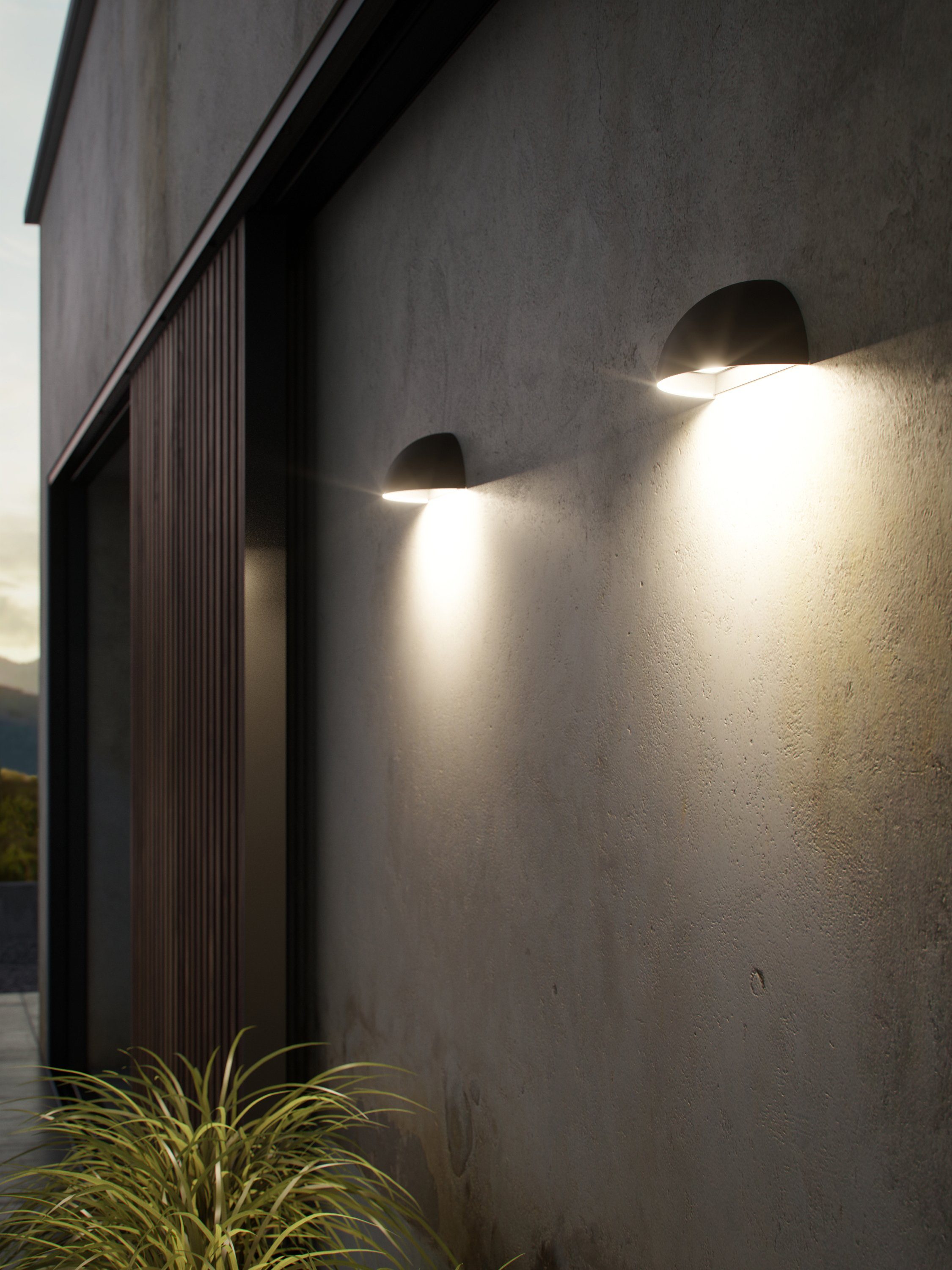 Nordlux Smarte inkl. dimmbar Home, Dimmer, Smart Licht, Smart LED-Leuchte integriert, Timerfunktion, Arcus, LED, LED fest Farbwechsler, Bewegungsmelder, steuerbares Light, Bluetooth