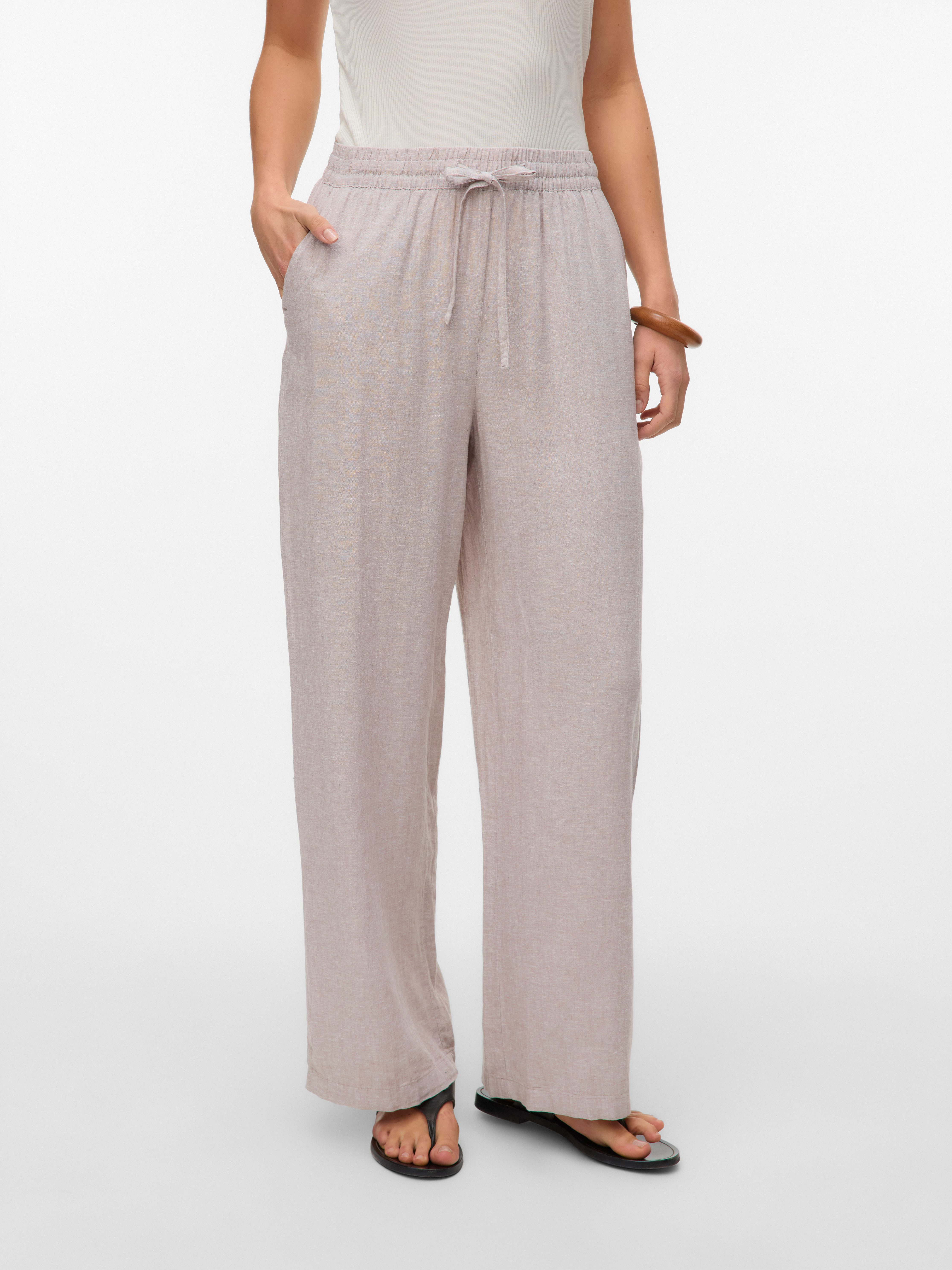 Vero Moda Schlupfhose VMLINN LINEN PANTS günstig online kaufen
