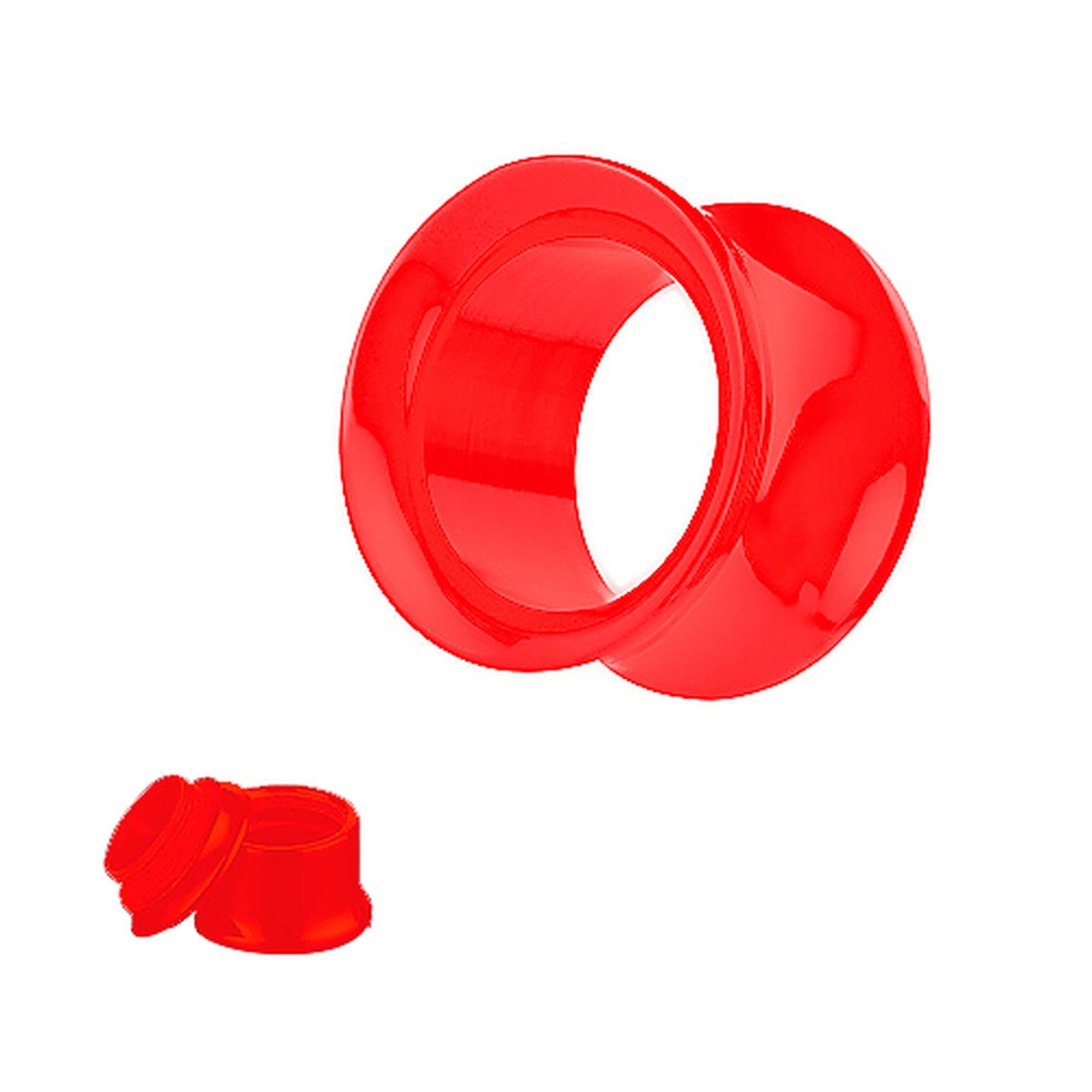Plug Piercing Tunnel Double Flared Kunststoff Ohr Plug