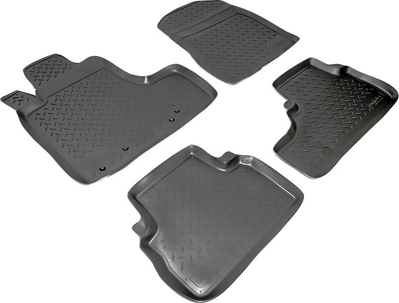 RECAMBO Passform-Fußmatten CustomComforts (4 St), für Honda CR-V, Typ RE  2006 - 2011, perfekte Passform