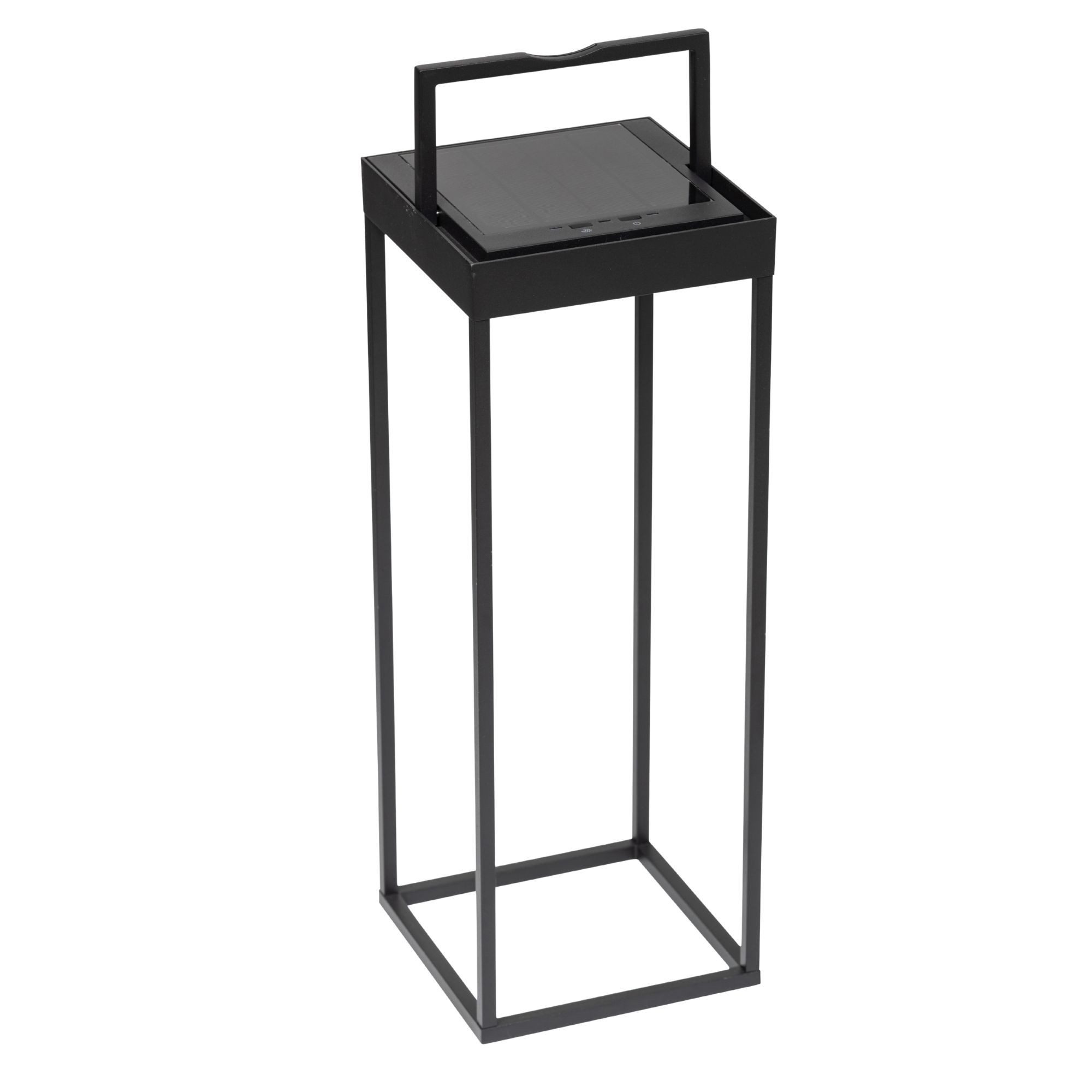 KETTLER LED-Leuchte Kettler LED Laterne eckig offen XL 50 cm Schwarz