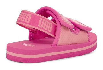 UGG K LENNON SLINGBACK Badesandale, Sommerschuh, Poolslides, Riemchensandale, mit Elastik-Fersenriemchen