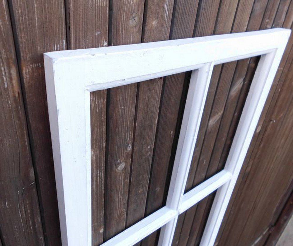 Deko-Impression Wanddekoobjekt Fenster Sprossenfenster Bilderrahmen Wanddek günstig online kaufen