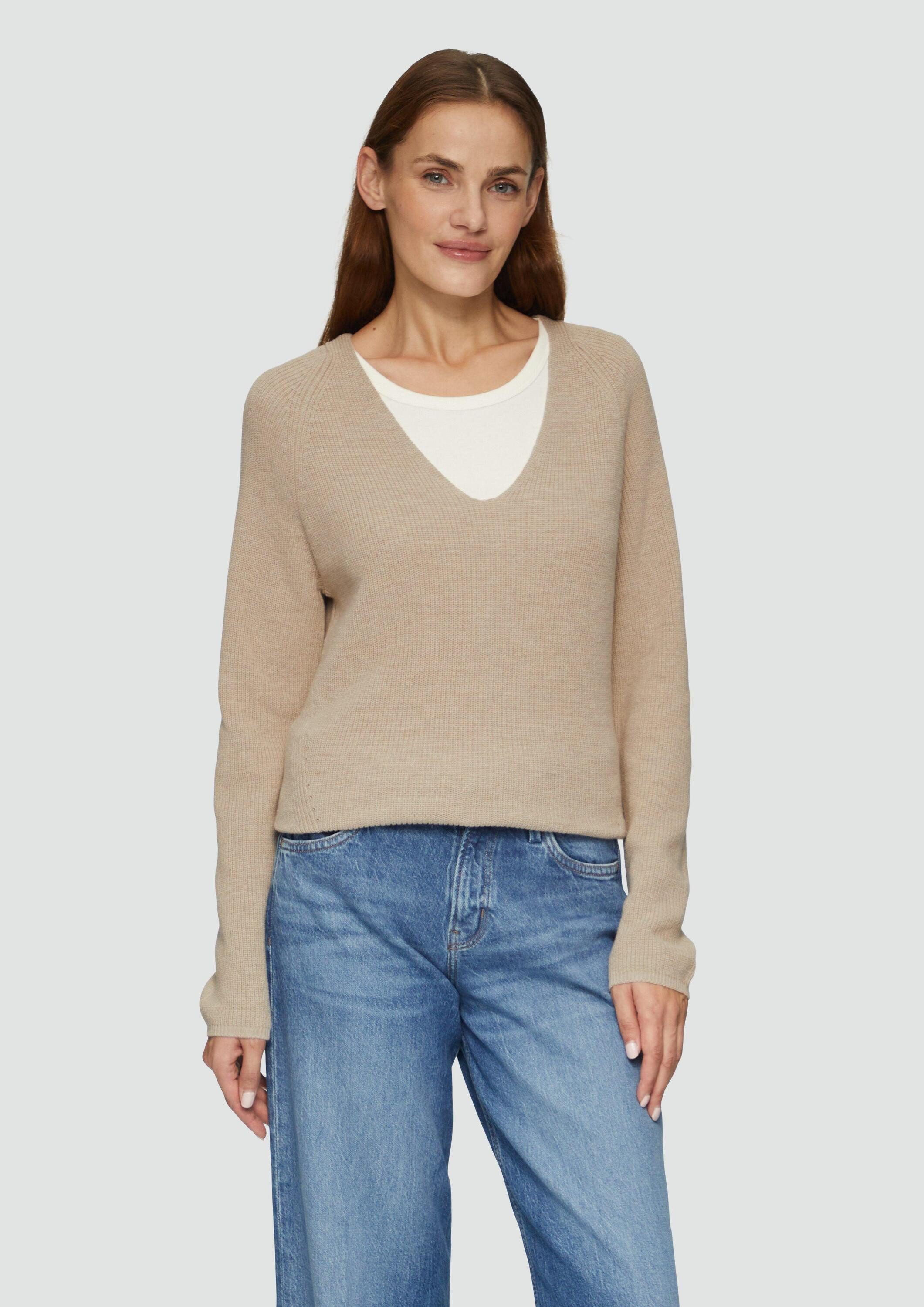 s.Oliver Longpullover Strickpullover (1-tlg) günstig online kaufen