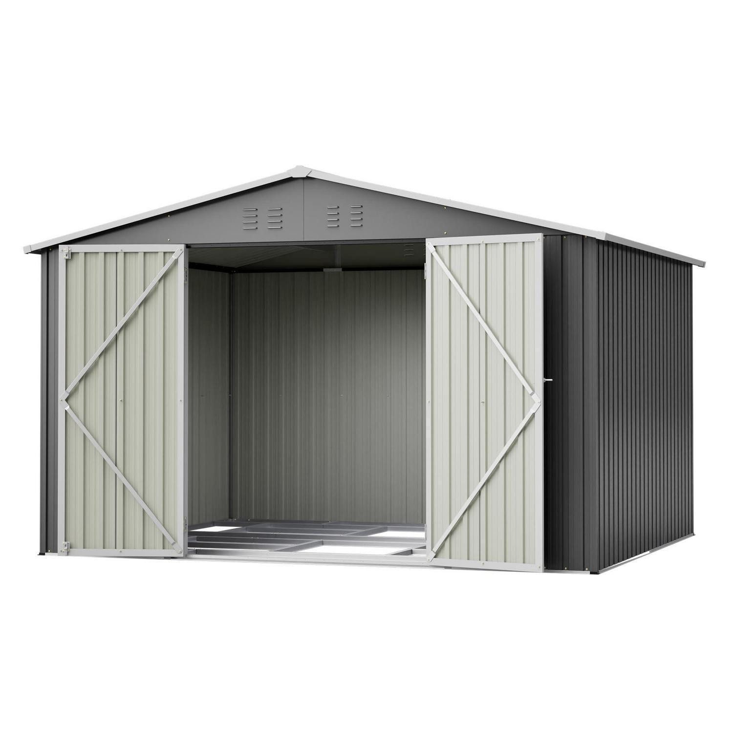 LuxusKollektion Gerätehaus Metall Geräteschuppen XXXL 300x252x191cm, (1 St)
