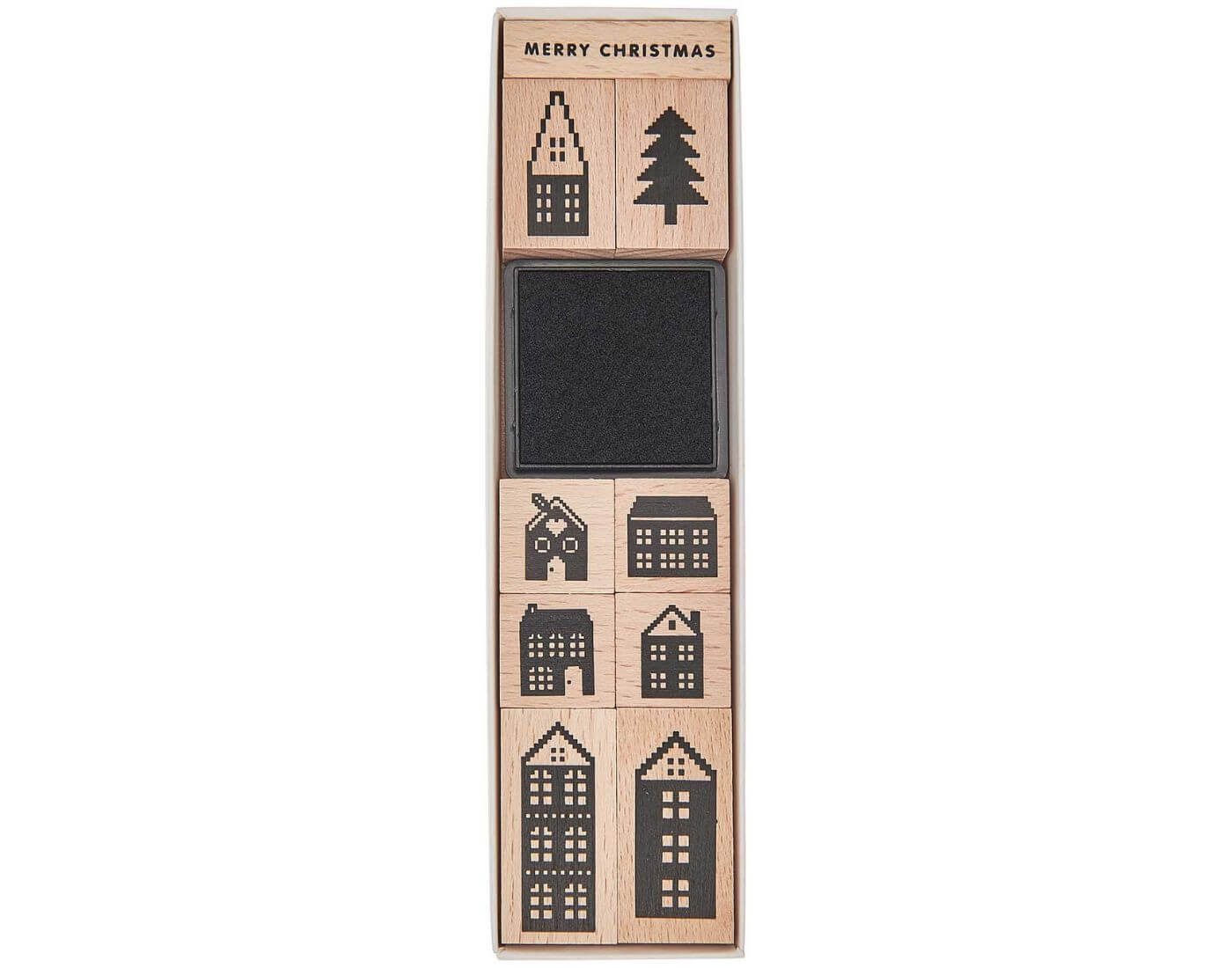 Rico Design Stempel Paper Poetry Stempelset Häuser 10teilig