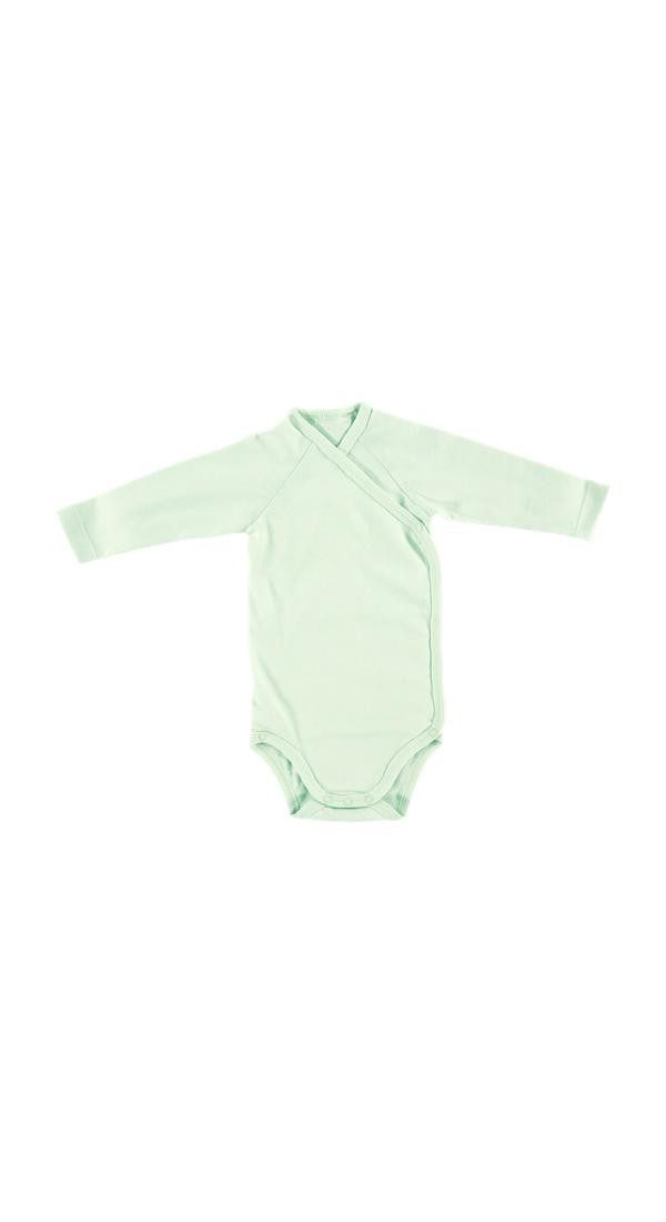 Alvi® Wickelbody Baby Bodys 2er Langarm (2-tlg) praktische Druckknöpfe