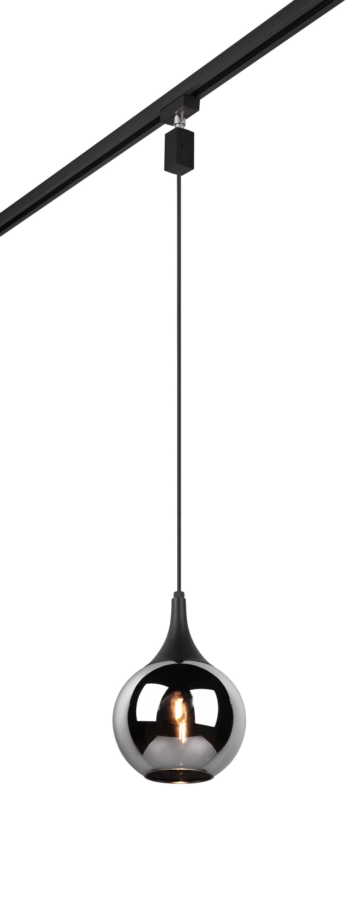 TRIO Leuchten Pendelleuchte TRIO-Leuchten Pendelleuchte DUOLINE DH 18x180 cm schwarz Hängelampe
