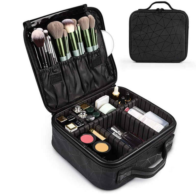 CALIYO Kosmetik-Koffer Kosmetiktasche Portable Reise Make Up Tasche, Makeup Organizer, Tasche Schmink Aufbewahrung Kosmetische Box Wasserdicht Schminktasche