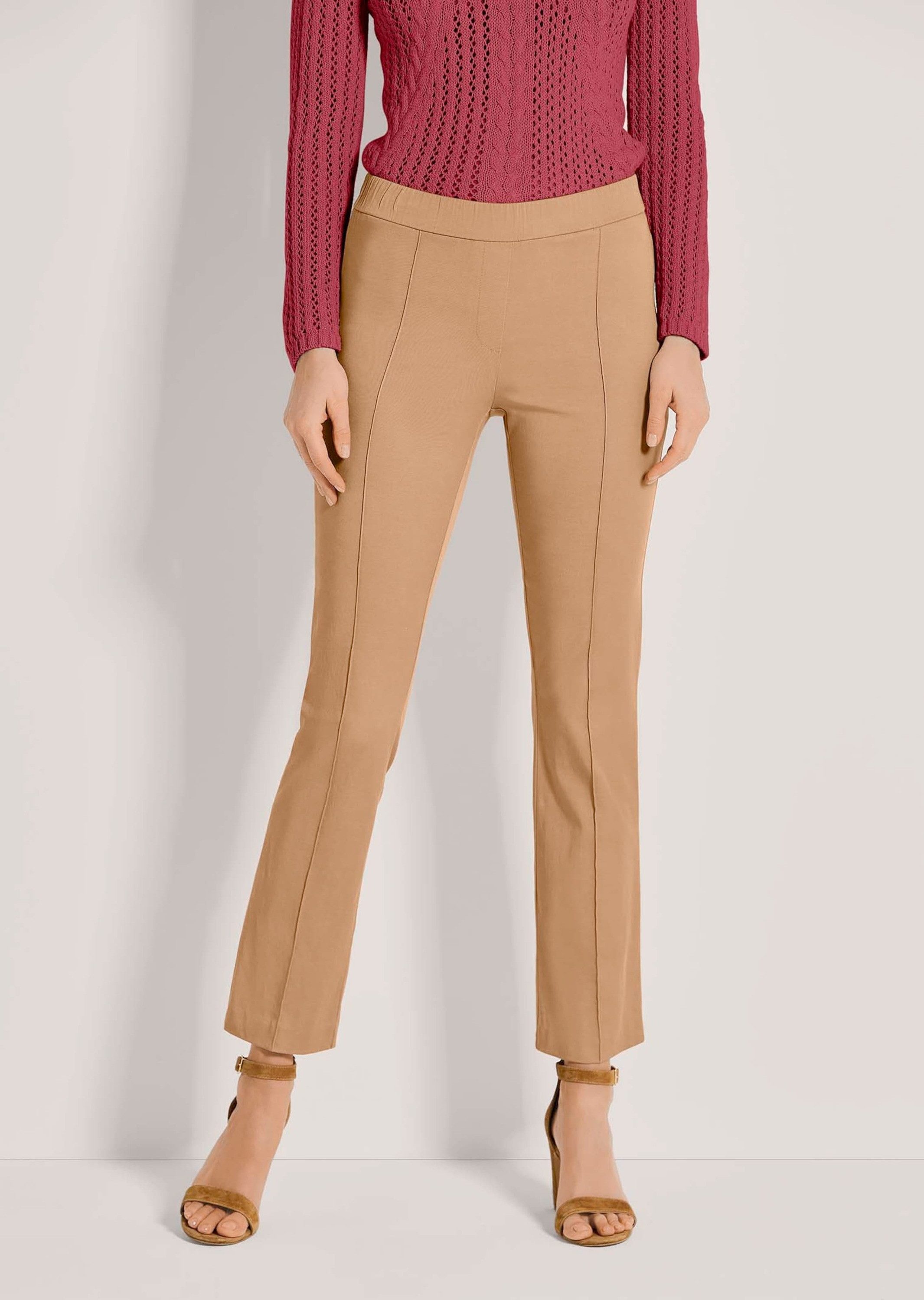 MADELEINE Bügelfaltenhose Kurzgröße: Jeggings mit Bügelfalten