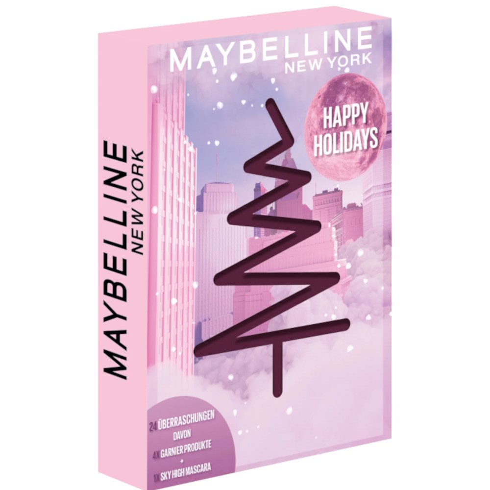 L'Oreal Deutschland Календари Maybelline Календари 2025 – 24 Türchen mit Beauty-Highlights (24-tlg), 24 Türchen mit 21 Originalprodukten & 3 Beauty-Goodies