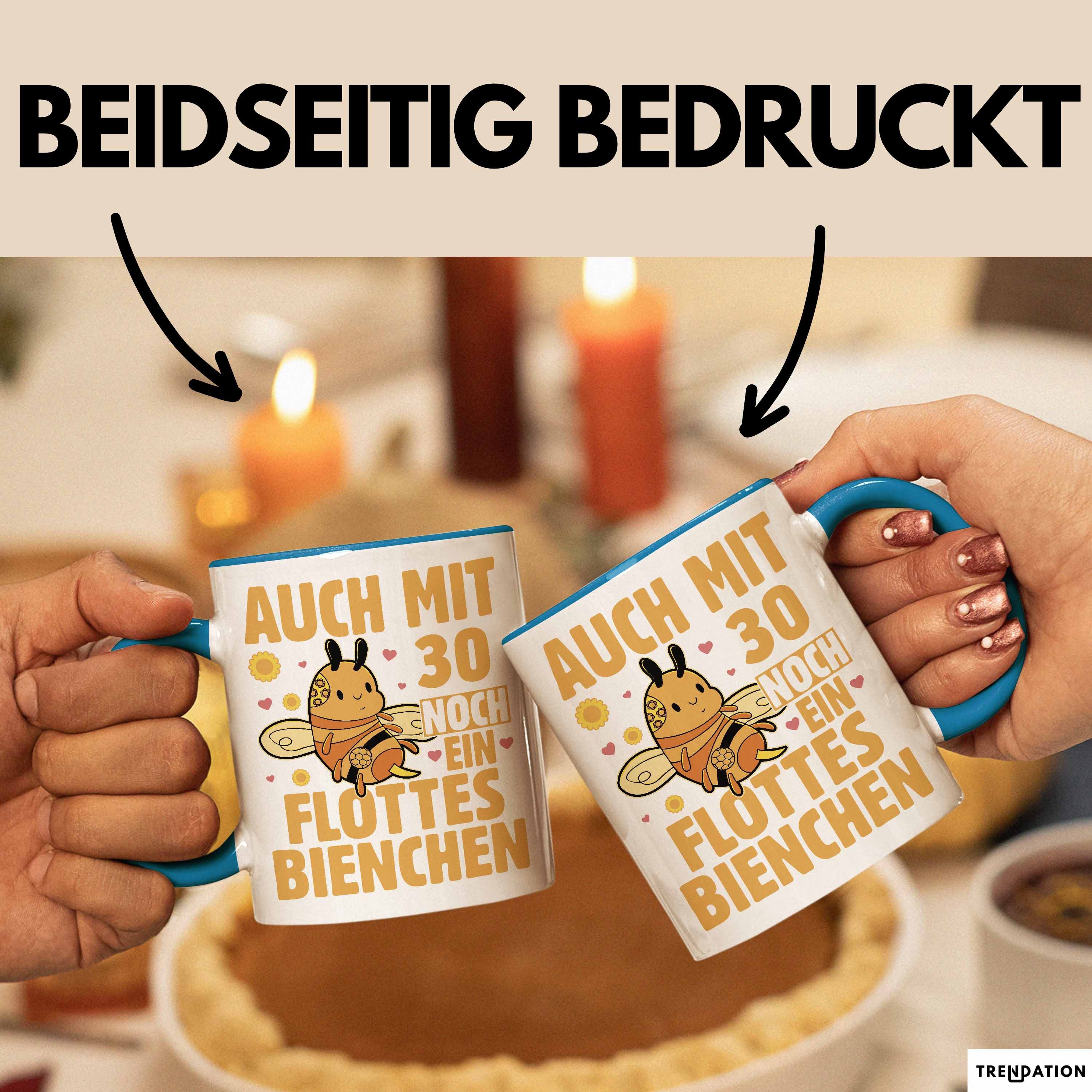 Trendation Tasse 30. Geburtstag Tasse Geschenk Frauen Mutter Lustig Auch mit 30 Noch