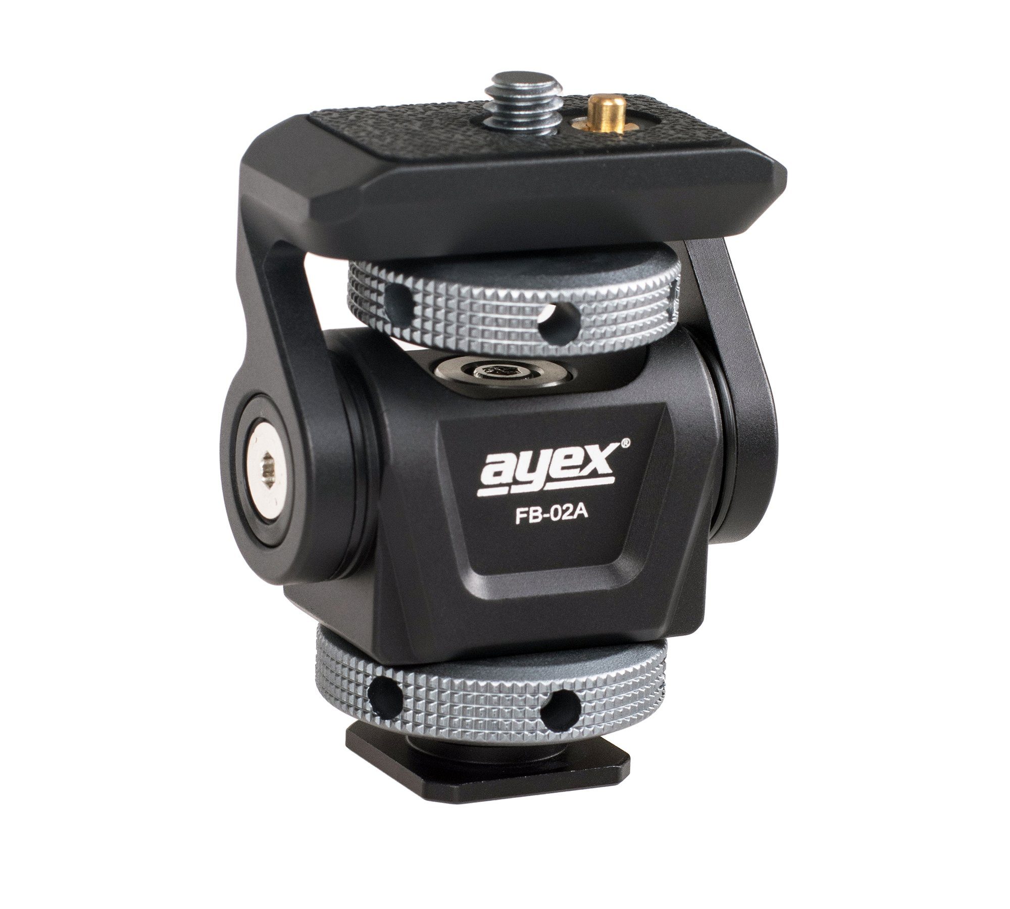 ayex Blitz-Halterung Neigbare Monitorhalterung Blitzschuhadapter Monitor Cold Shoe Mount