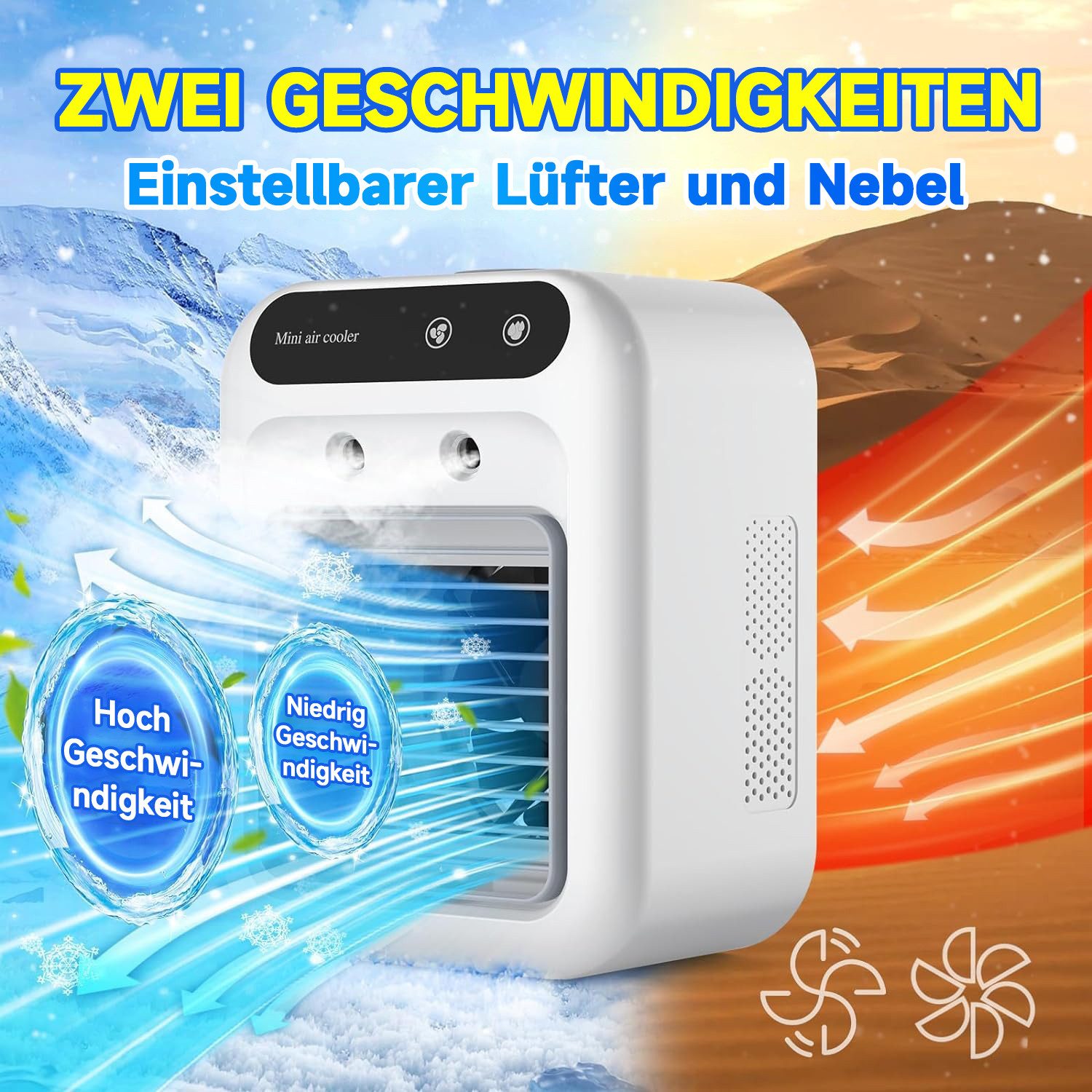 ZEUOPQ Ventilatorkombigerät Ventilatorkombigerät Tragbarer Luftkühler Klima günstig online kaufen