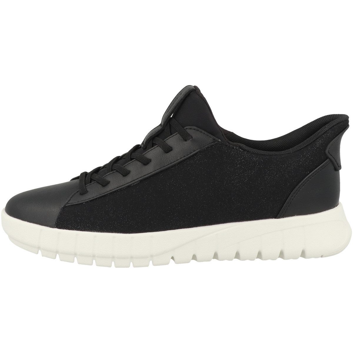 Geox D Flextride Plus Damen Sneaker Turnschuhe, Sportschuhe, Freizeitschuhe, Halbschuhe, Schnürschuhe