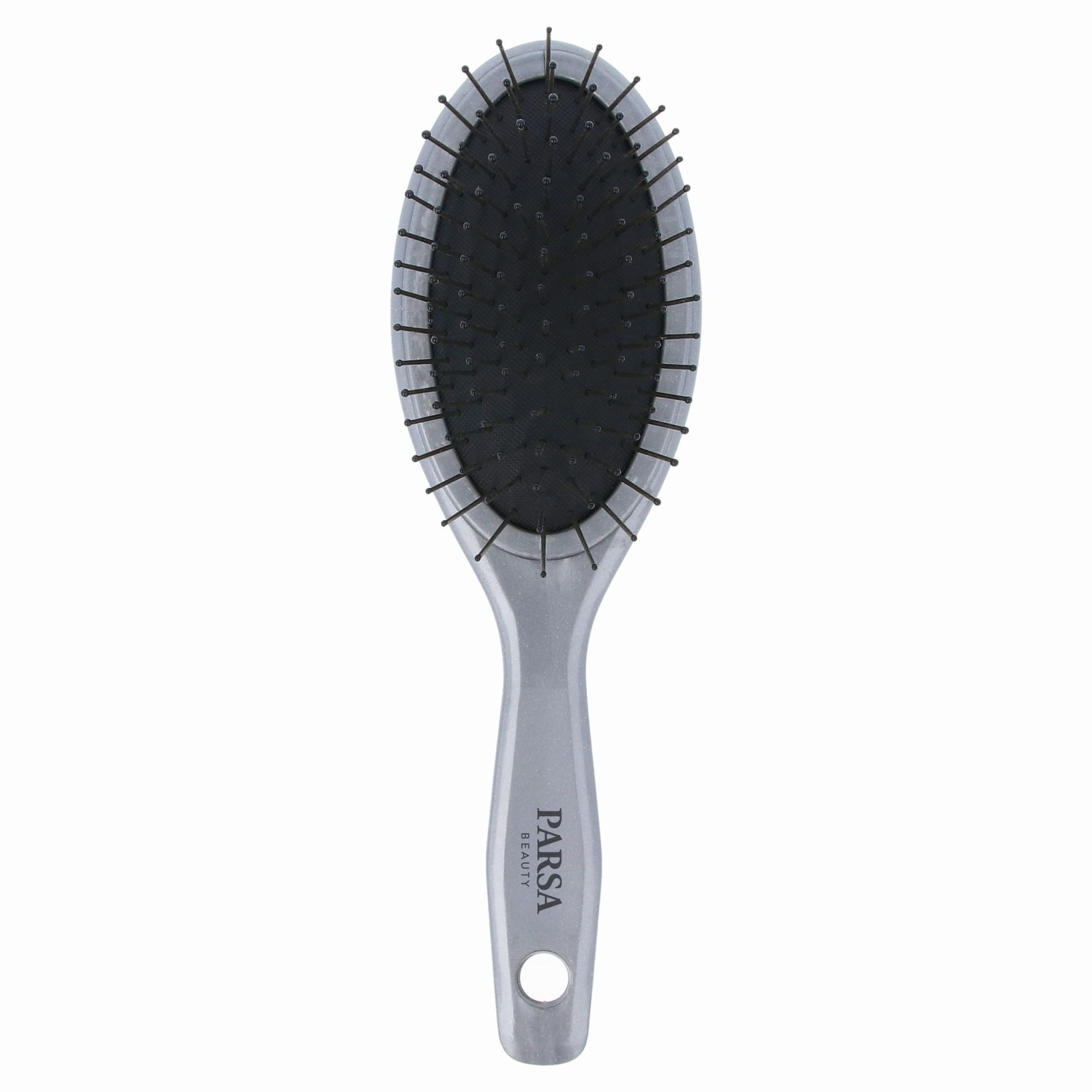 PARSA Beauty Haarbürste Essential Taschenbürste Oval, Kompaktes Entwirren & Massage