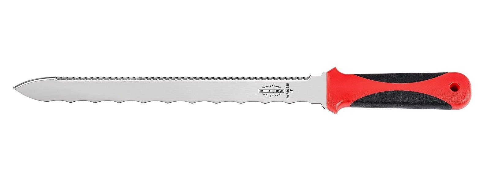 F. DICK Universalschneide-Aufsatz Dämmstoffmesser doppelschneidig Klinge 28 cm Wellenschliff