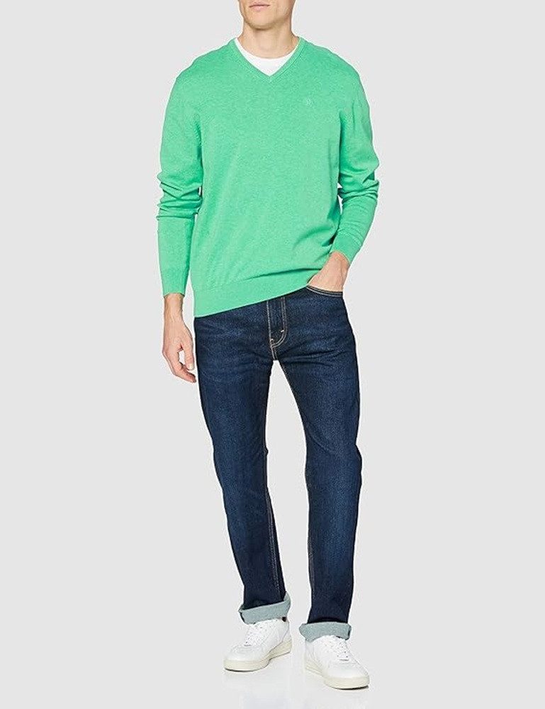 bugatti V-Ausschnitt-Pullover 7300-95510 100% Baumwolle Modern günstig online kaufen
