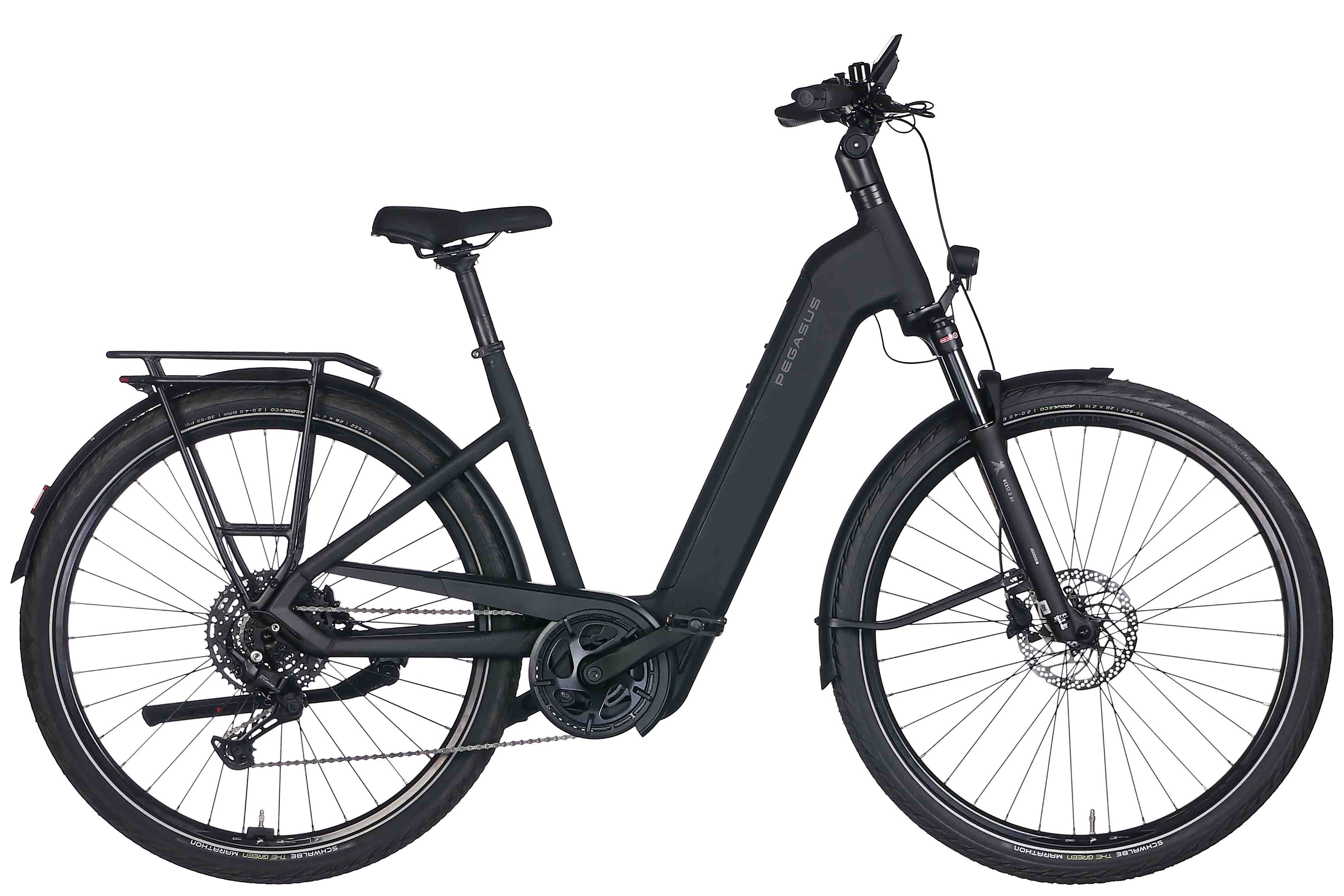 Pegasus E-Bike Pegasus Premio EVO 10 Lite 800 Wh Damen schwarz 2026, 10 Gang Shimano Cues RD-U6000, Kettenschaltung, Bosch Performance Line CX GEN5 smart System, 800 Wh