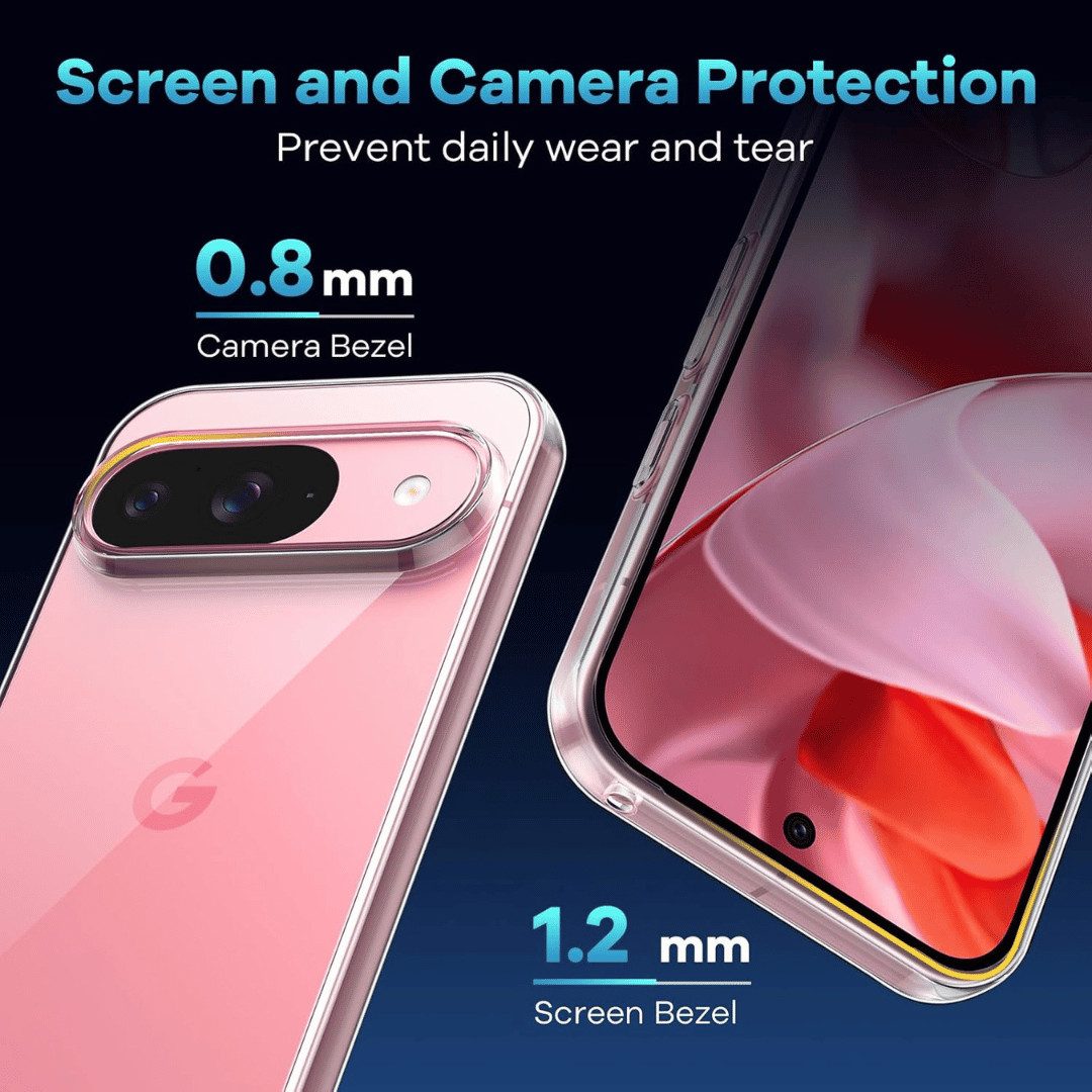 SmartUP Smartphone-Hülle +2X Schutzglas für Google Pixel 10 Pro Panzerfolie Display Screen Case 6,4 Zoll, kompletter Rundumschutz – Bild 5 von 5